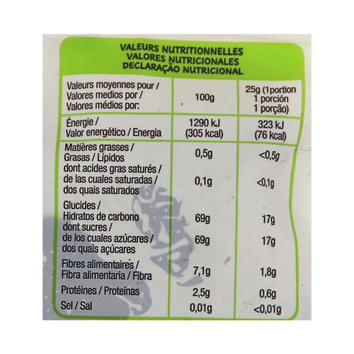 ALCAMPO ECOLÓGICO Dátiles con hueso ALCAMPO ECOLÓGICO 175 g.