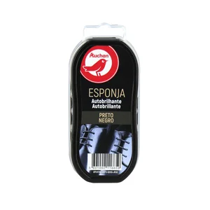 PRODUCTO ALCAMPO Esponja autobrillante para limpiar especial calzado negro PRODUCTO ALCAMPO, 1 ud.