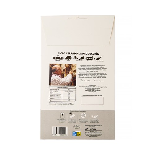 ALCAMPO CULTIVAMOS LO BUENO  Jamón de cebo ibérico (50% raza ibérica)  80 g.