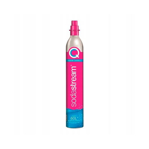 Cilindro de recarga de gas rosa para máquina, SODASTREAM.
