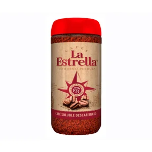 LA ESTRELLA Café soluble descafeinado 200 g.