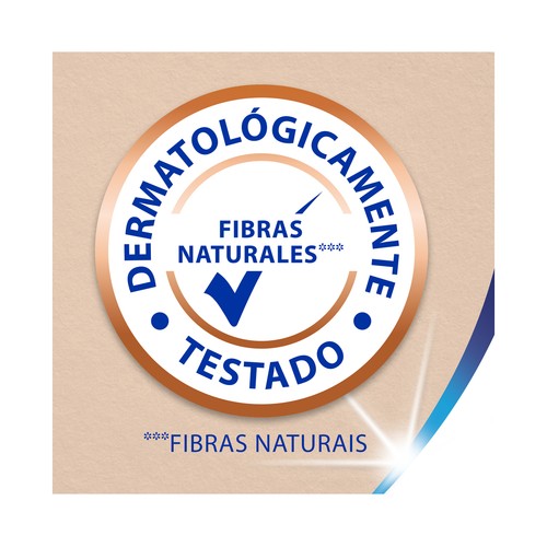 COLHOGAR Papel higiénico Pure Natural con fibras naturales 12 rollos