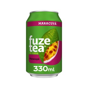 FUZE TEA Refresco de té verde maracuyá lata 330 ml.