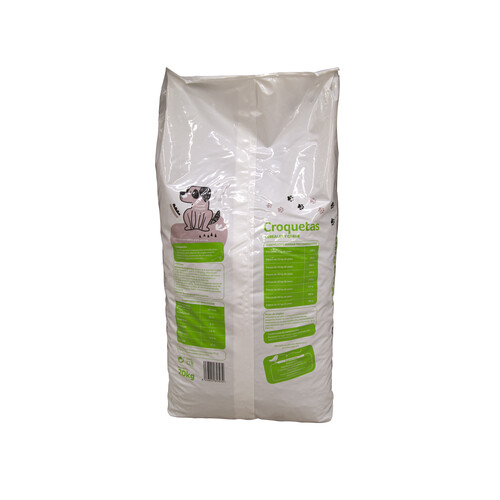 PRODUCTO ECONÓMICO ALCAMPO Comida para perro a base de croquetas de carne y cereales PRODUCTO ECONÓMICO ALCAMPO 20 kg.