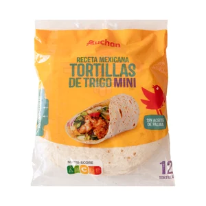 PRODUCTO ALCAMPO Mini tortillas de trigo PRODUCTO ALCAMPO 12 uds. 300 g.