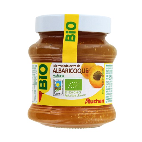 Mermelada de albaricoque ALCAMPO ECOLÓGICO 350 g.