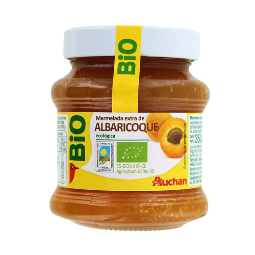 ALCAMPO ECOLÓGICO Mermelada de albaricoque ALCAMPO ECOLÓGICO 350 g.