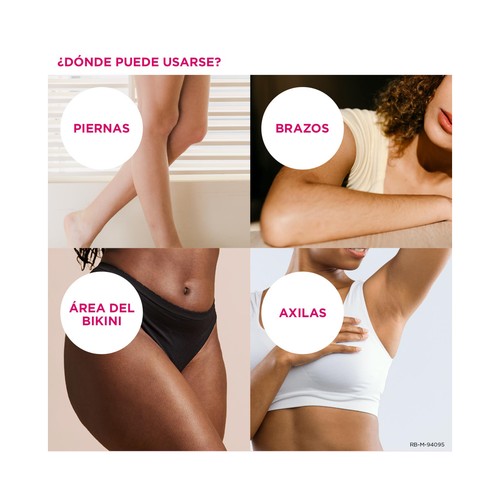 VEET Bandas de cera depilatoria para piernas y cuerpo, especiales piel sensible VEET Pure 40 uds.