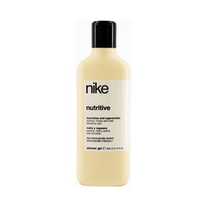NIKE Nutritive Gel para baño o ducha con quinoa, miel y avena, para pieles sensibles 650 ml.