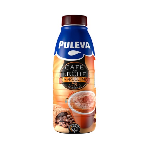 Bebida láctea con café y un toque de cacao (capuccino) PULEVA 1 l.
