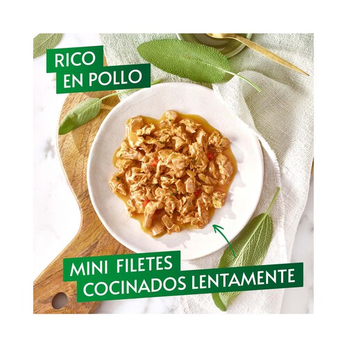 PURINA GOURMET Alimento completo para gatos adultos PURINA GOURMET 85 g.