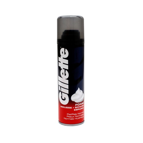 GILLETTE Espuma de afeitar con textura mousse para pieles normales GILLETE 200 ml.