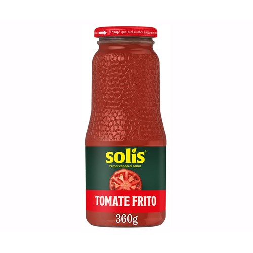 SOLÍS Tomate frito frasco de 360 g.