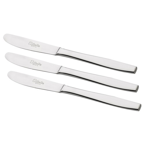 Set de 3 cuchillos de cocina de acero inoxidable, Monoblock MALTA.