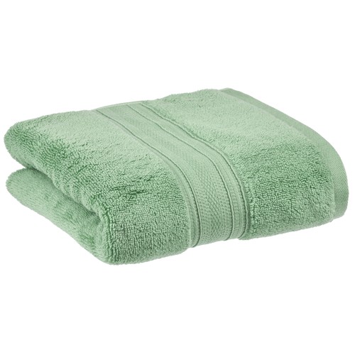 Toalla ducha 70x130cm 500gr, 0 torsion, 100% algodón woven color verde. ACTUEL