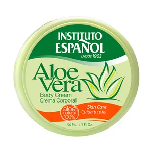 INSTITUTO ESPAÑOL Crema corporal hidratante con aloe vera 100% natural, especial pieles secas 40 ml.