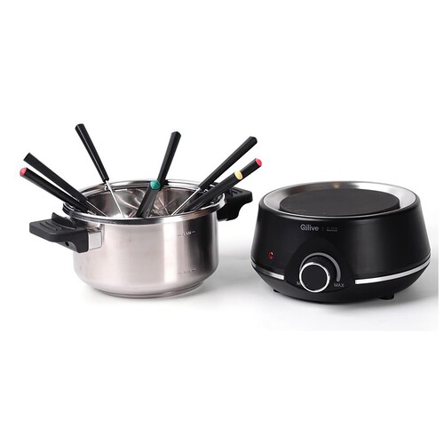 Fondue QILIVE Q.5416, 8 personas, 1400W,  termostato ajustable.