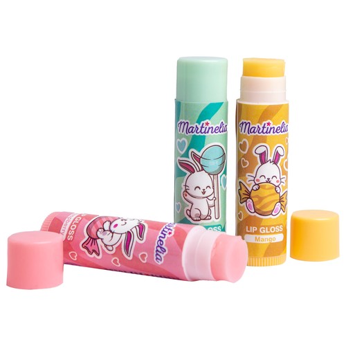 MARTINELIA Yummy Balsamos labiales infantiles de sabores deliciosos 3 uds.