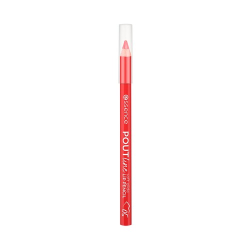 ESSENCE Poutline soft glide tono 05 Pout out loud rojo Lápiz de labios con cobertura completa.