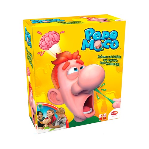 Pepe Moco Juego infantil de humor y rapidez, 2 Jugadores o más +4 Años BIZAK