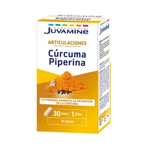 JUVAMINE Cùrcuma y piperina 30 uds