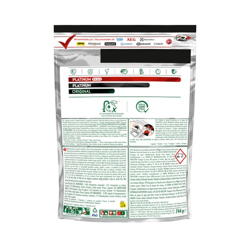 FAIRY Detergente lavavajillas limón 48 ds 857 g.