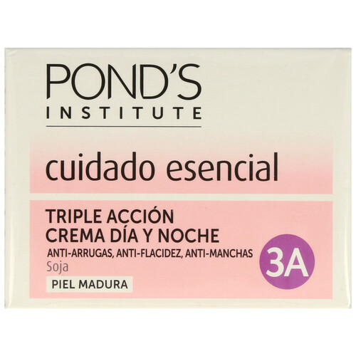 POND'S Crema hidratante de dia y noche de triple acción, para pieles maduras POND'S Cuidado esencial 50 ml.