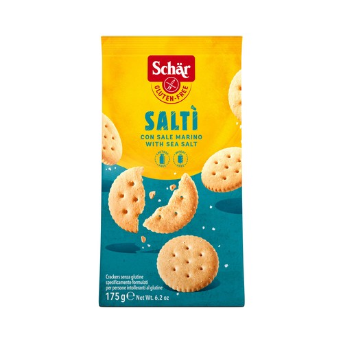 SCHÄR Galletas saladas sin gluten 175 g.