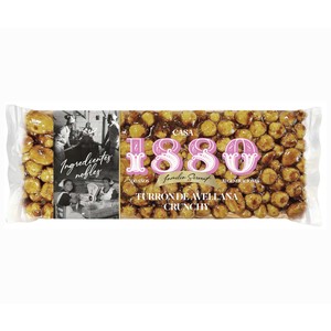 Imagen de 1880 Turrón de avellana y almendra crujiente 230gr