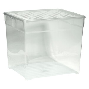 Imagen de Caja de ordenación multiusos con tapa, 33 litros de capacidad, 40x34x34 centímetros CURVER.