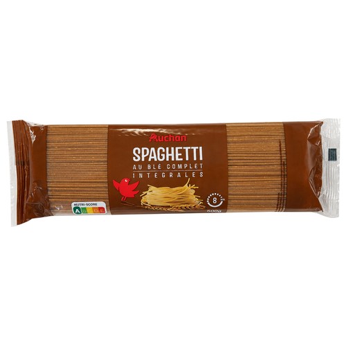 PRODUCTO ALCAMPO Bio Spaghetti de trigo integral ecológico 500 g.