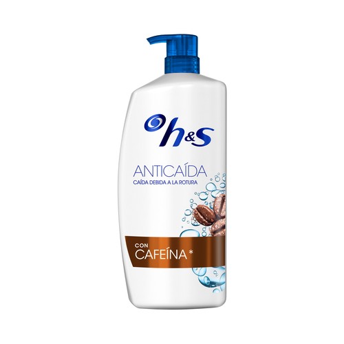 H&S Champú anticaspa y anticaída, con cafeína H&S 1 l.