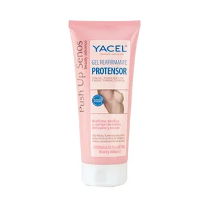 YACEL Gel reafirmante, tonificante y corrector de estrias, en busto y escote YACEL Push up senos 200 ml.