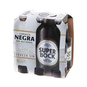 Cerveza negra sin alcohol pack 6 uds. x 25 cl.