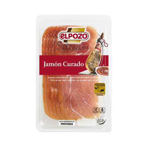 EL POZO Selección Jamón curado Duroc cortado en finas lonchas 80 g.