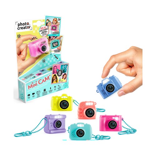 Mini Camara Real Foto y Vídeo Photo Creator, modelos surtidos +8 Años CANAL TOYS