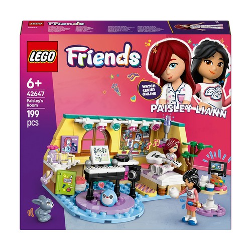 LEGO Friends Habitación de Paisley 42647, 199 piezas, +6 años.