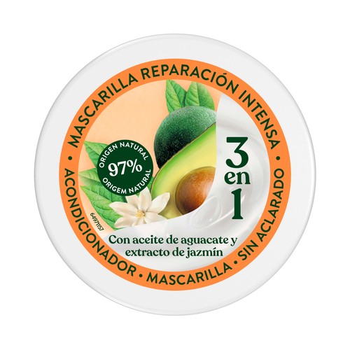 TIMOTEI Mascarilla capilar 3 en 1 para cabellos muy secos y dañados 300 ml.