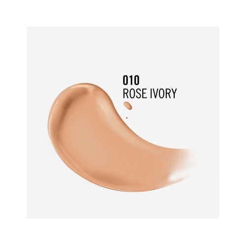 RIMMEL  Kind & free Tono 010 Rose Ivory Base de maquillaje hidratante para un acabado radiante y saludable,30 ml.