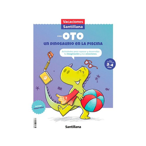 Vacaciones 1 infantil (3 años), cuaderno de actividades. SANTILLANA