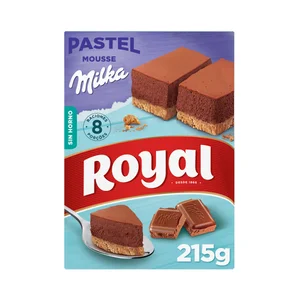 ROYAL Preparado para pastel mousse de chocolate Milka ROYAL 215 g.