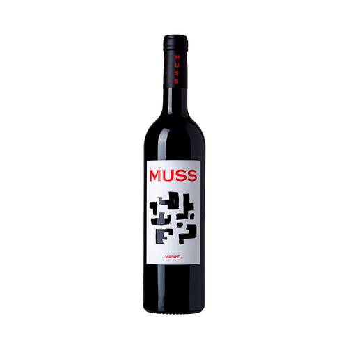 MUSS Vino tinto con D.O Vinos de Madrid botella 75 cl.