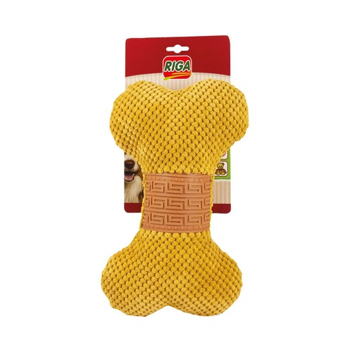 RIGA Peluche con forma de hueso para perros 