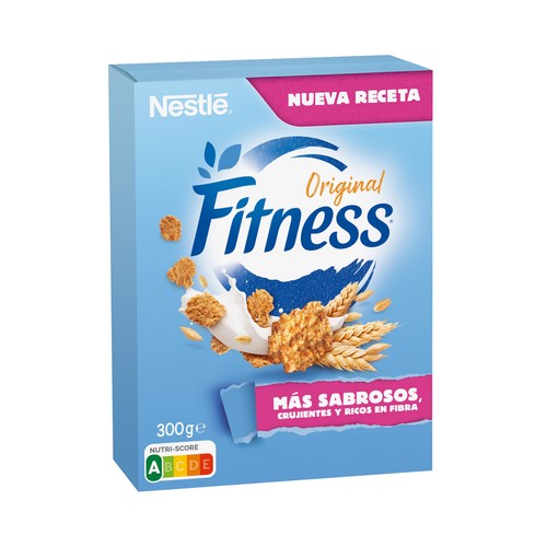 NESLTÉ Fitness original Copos de trigo integral y arroz tostados 300 g.