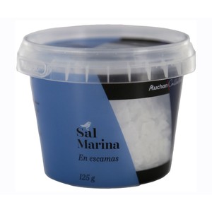 Imagen de ALCAMPO GOURMET Sal marina en escamas 125 g.