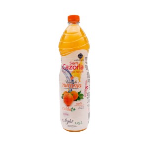 Agua mineral más zumo de naranja sin azúcares añadidos 1,25 l.