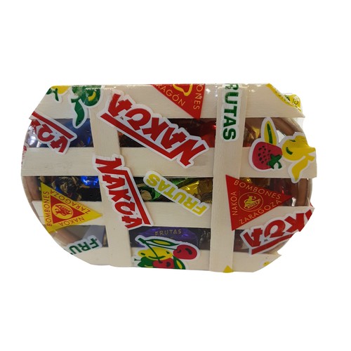 NAKOA Cesta con fruta de Aragón 200 g.