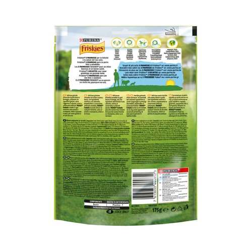 FRISKIES Snack para perros con aroma a queso y bacon 175 gr.
