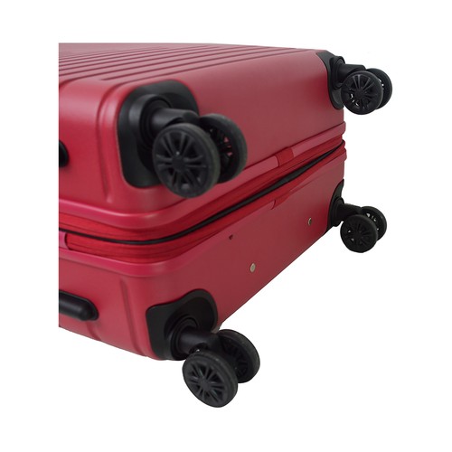 Maleta mediana tipo trolley  8 ruedas lock equalizer 67cm rojo. AIRPORT