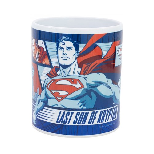 Taza de cerámica de sublimación de 325 ml en caja de SUPERMAN.